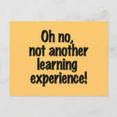 Lernerfahrung Postkarte (Vorderseite)