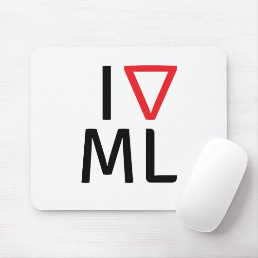 Lernfähigkeit einer Maschine der Liebe I Mousepad (Mit Mouse)