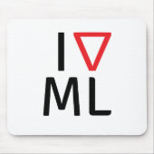 Lernfähigkeit einer Maschine der Liebe I Mousepad (Vorne)