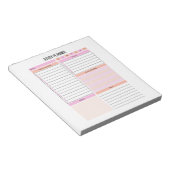 Lernplaner Notepad Notizblock (angewinkelt)