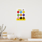 Lernposter für Farben Poster (Küche)