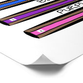 Lernposter für Kinder: Bunte Stifte Poster (Ecke)