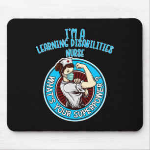 Lernschwächen Krankenversicherung für Frauen Krank Mousepad