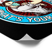 Lernschwächen Krankenversicherung für Frauen Krank Poster (Ecke)