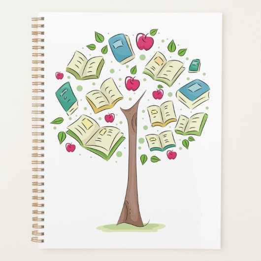 Lernstruktur mit Büchern Planer (Vorderseite)