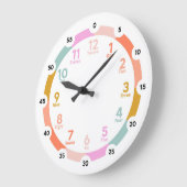 Lernuhr - frische Brise Große Wanduhr (Winkel)