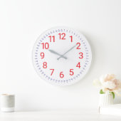 Lernuhr Große Wanduhr (Zuhause)