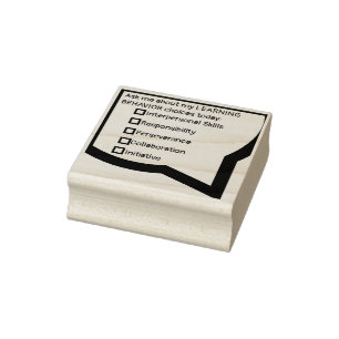 Lernverhalten Gummistempel