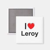 Leroy Magnet (Vorderseite/Rückseite)