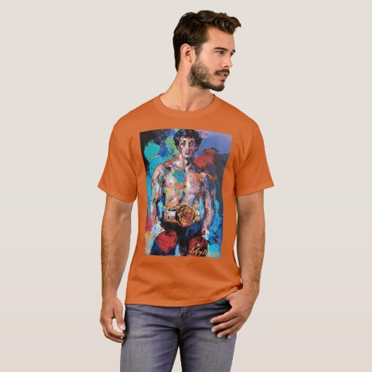 Leroy Neiman Rocky retro T-Shirt (Vorne ganz)