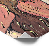 Leroy the Llama Print Poster (Ecke)