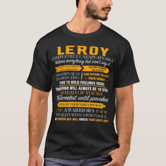 LEROY völlig unerklärlich T-Shirt (Vorderseite)