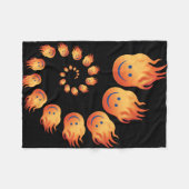 Leroys Illusion Fleece Blanket in der Farbe Schwar (Vorderseite (Horizontal))