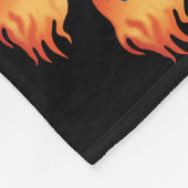 Leroys Illusion Fleece Blanket in der Farbe Schwar (Ecke)