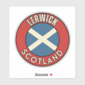 Lerwick, Schottland Aufkleber (Blatt)