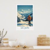 Les 2 Alpes Poster Frankreich 1 (Küche)