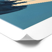 Les 2 Alpes Ski Print 1 Poster (Ecke)