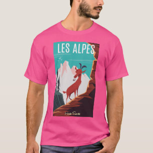 Les Alpes Poster T-Shirt