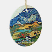 Les Alpilles Berglandschaft, Keramik Ornament (Rechts)