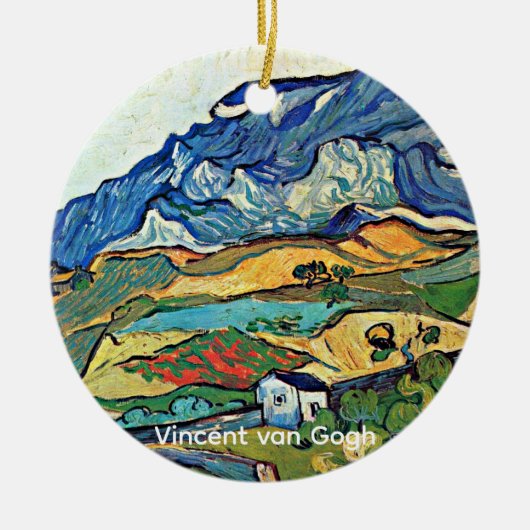 Les Alpilles Berglandschaft, Keramik Ornament (Vorne)