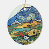 Les Alpilles Berglandschaft, Keramik Ornament (Links)
