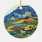 Les Alpilles Berglandschaft, Keramik Ornament (Hinten)