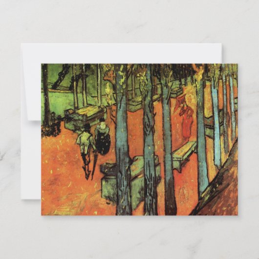 Les Alyscamps, Autumn Leaves von Vincent van Gogh (Vorderseite)