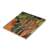 Les Alyscamps, Autumn Leaves von Vincent van Gogh Fliese (Seite)