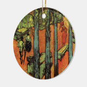 Les Alyscamps, Autumn Leaves von Vincent van Gogh Keramikornament (Links)