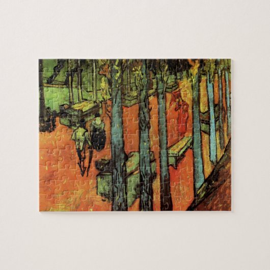 Les Alyscamps, Autumn Leaves von Vincent van Gogh Puzzle (Horizontal)