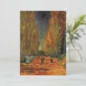 Les Alyscamps Friedhof Vincent van Gogh Einladung (Stehend Vorderseite)