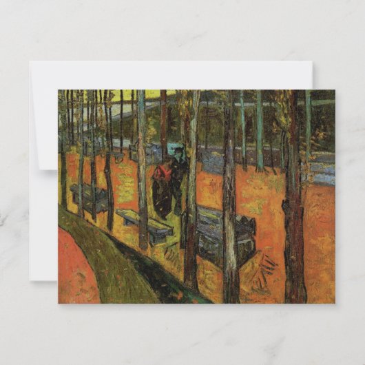 Les Alyscamps (Friedhof) von Vincent van Gogh (Vorderseite)