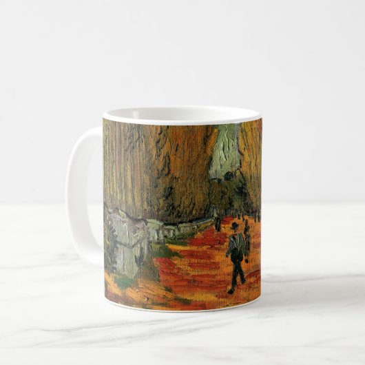 Les Alyscamps (Friedhof) von Vincent van Gogh Kaffeetasse (Vorderseite Links)