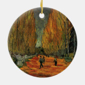 Les Alyscamps (Friedhof) von Vincent van Gogh Keramikornament (Hinten)