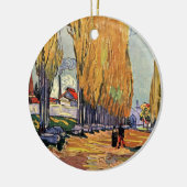 Les Alyscamps (Friedhof) von Vincent van Gogh Keramikornament (Links)