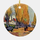 Les Alyscamps (Friedhof) von Vincent van Gogh Keramikornament (Hinten)