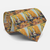 Les Alyscamps (Friedhof) von Vincent van Gogh Krawatte (Gerollt)