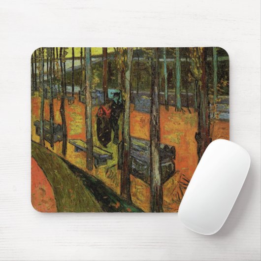 Les Alyscamps (Friedhof) von Vincent van Gogh Mousepad (Mit Mouse)