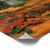 Les Alyscamps (Friedhof) von Vincent van Gogh Poster (Ecke)