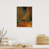Les Alyscamps (Friedhof) von Vincent van Gogh Poster (Küche)