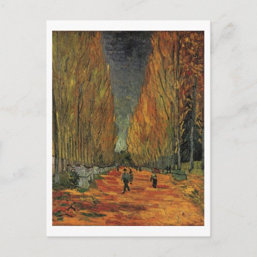 Les Alyscamps Van Gogh Fine Art Postkarte (Vorderseite)