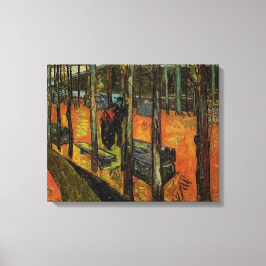 Les Alyscamps, Vincent van Gogh Leinwanddruck (Vorderseite)