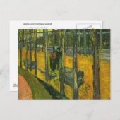 Les Alyscamps, Vincent Van Gogh Postkarte (Vorne/Hinten)