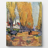 Les Alyscamps von Van Gogh. Herbstlandschaft Fotoplatte (Vorderseite)
