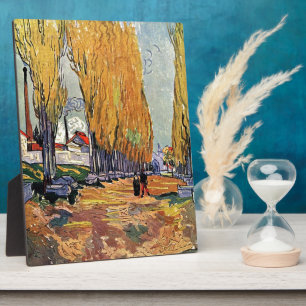 Les Alyscamps von Van Gogh. Herbstlandschaft Fotoplatte