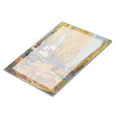 Les Alyscamps von Van Gogh. Herbstlandschaft Notizblock (angewinkelt)