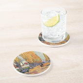 Les Alyscamps von Van Gogh. Herbstlandschaft Untersetzer (Seite)