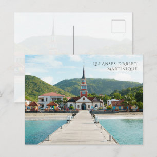 Les Anses-d'Arlet Martinique Malerische Küstenland Postkarte