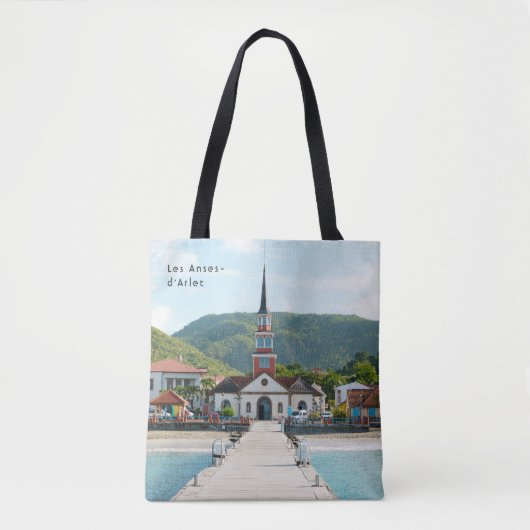 Les Anses-d'Arlet Martinique Scenic Coastal Tasche (Vorderseite)
