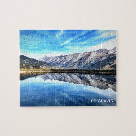 Les Aravis, Französische Alpen Puzzle (Horizontal)
